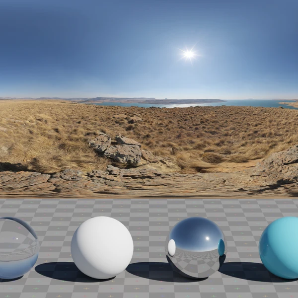Qwantani Afternoon - HDRI map - from Poly Haven