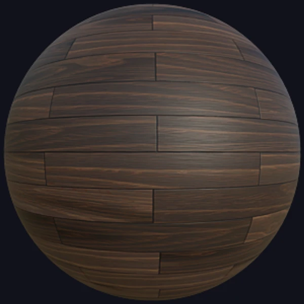 Laminated Long Brown Wood Planks (Wood 0066) - PBR texture - from Texture Can