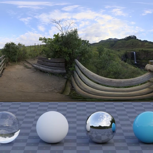 Sterkspruit Falls - HDRI map - from Poly Haven