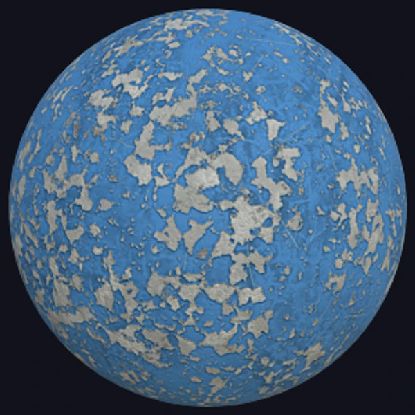 Concrete Wall with Chipped Paint Texture (Concrete 0022)