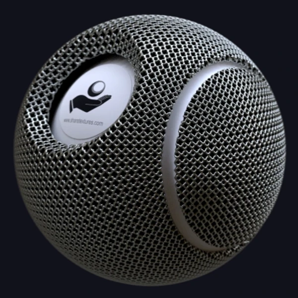 Metal Mesh 1 - PBR texture - from Share Textures
