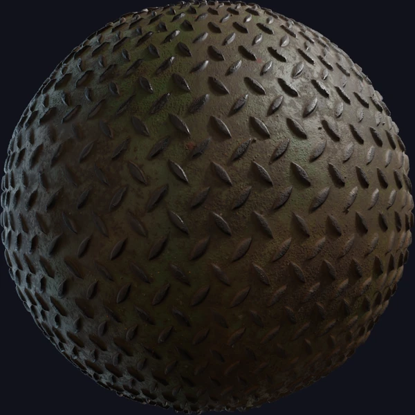 Metal Plate - PBR texture - from Poly Haven