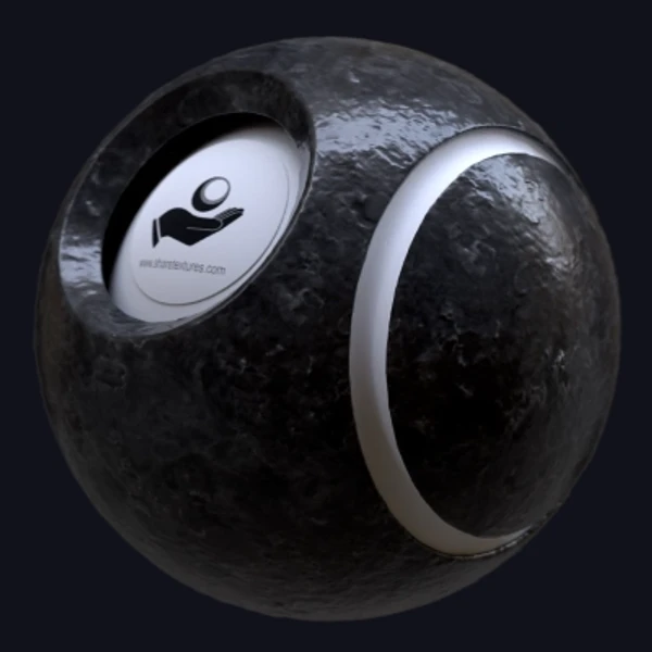 Black Marble 31 - Floor - PBR texture - from Share Textures
