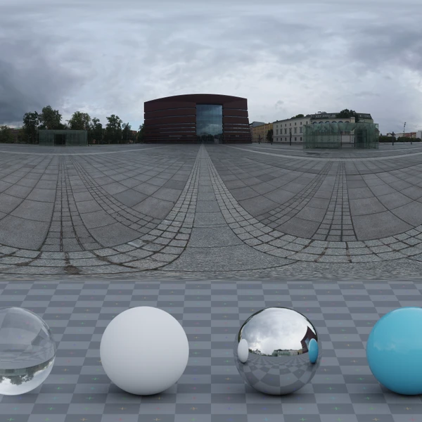 Plac Wolnosci - HDRI map - from Poly Haven