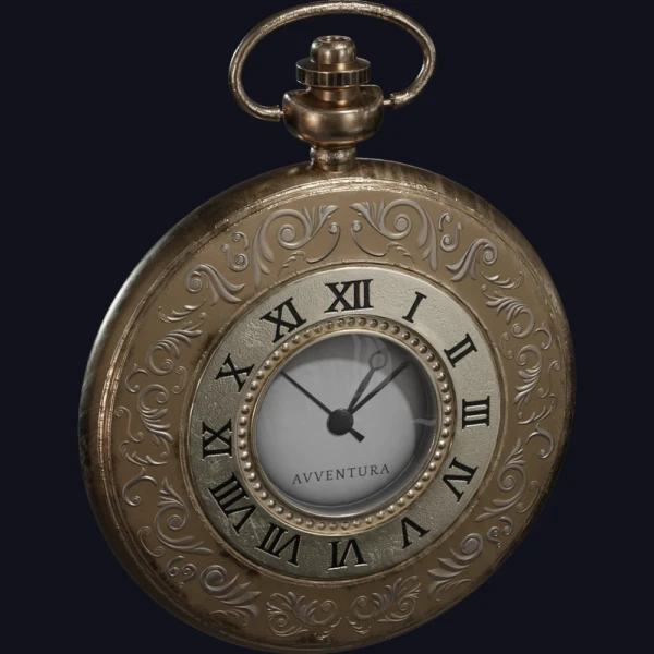 Vintage Pocket Watch - 3D Models - 3D model - from Poly Haven