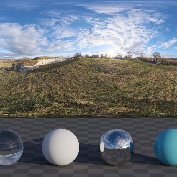 Oberer Kuhberg - HDRI map - from Poly Haven