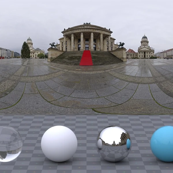 Konzerthaus - HDRI map - from Poly Haven