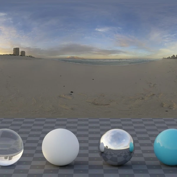 Blouberg Sunrise 2 - HDRI map - from Poly Haven