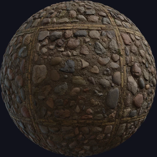 Patterned Cobblestone 02