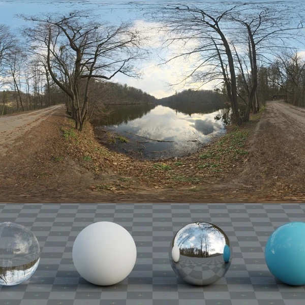Arboretum - HDRI map - from Poly Haven