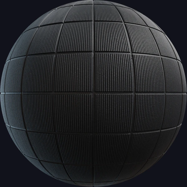 Concrete Tile Facade - wall - PBR texture - from Poly Haven