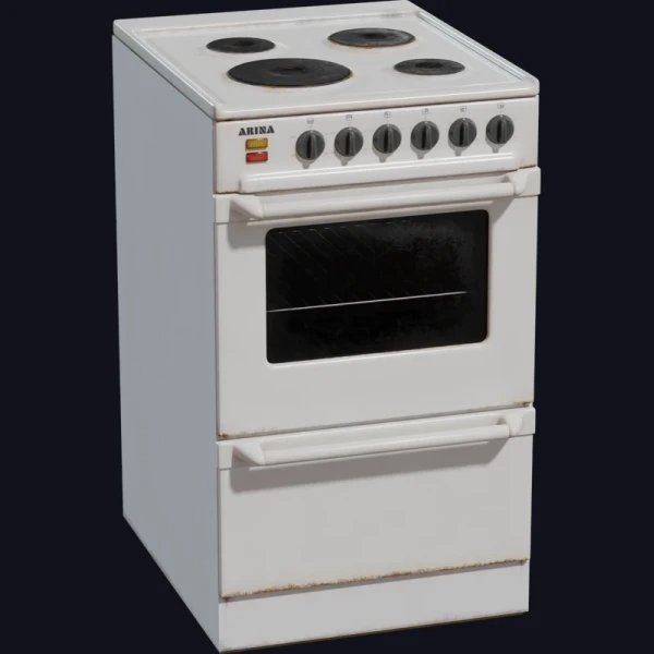 Electric Stove - 3D Models - 3D model - from Poly Haven
