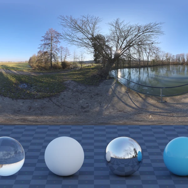 Frozen Lake - HDRI map - from Poly Haven