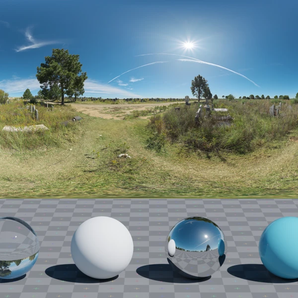 Graveyard Pathways - HDRI map - from Poly Haven