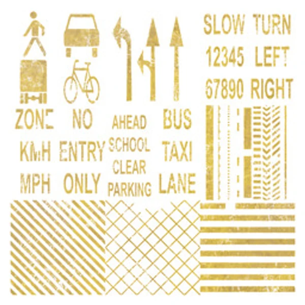 RoadLines 019B - Decal - PBR texture - from ambientCG