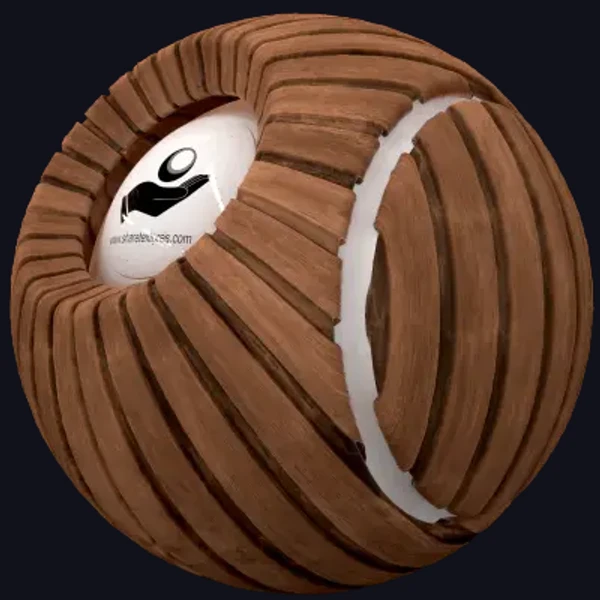 Wood Frame 2 - PBR texture - from Share Textures