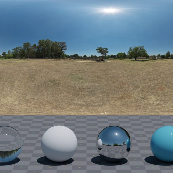 Countrytrax Midday - HDRI map - from Poly Haven