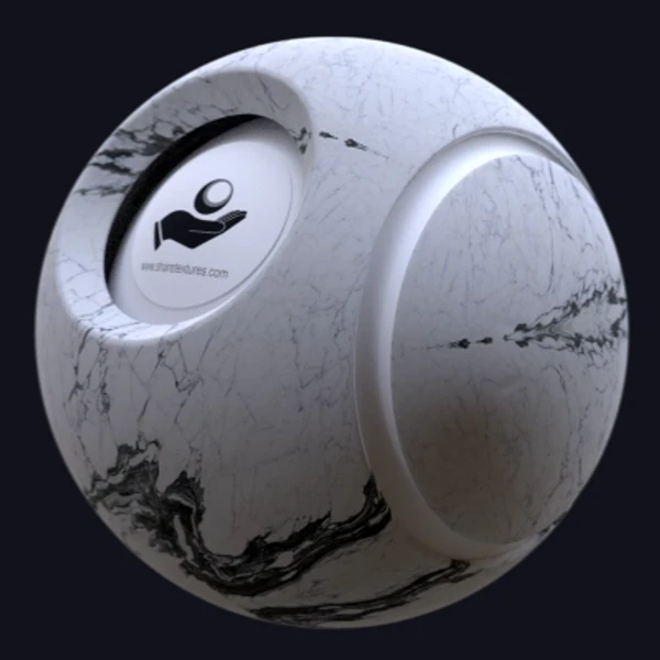 Statuario White Marble 1 - Floor - PBR texture - from Share Textures