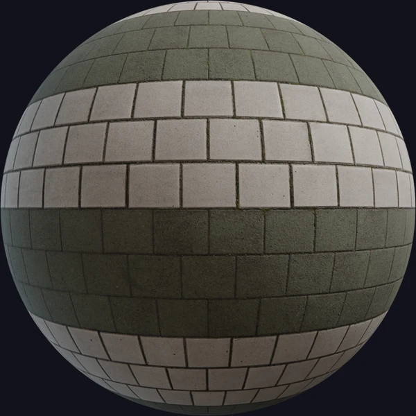 Brick Crosswalk - PBR texture - from Poly Haven