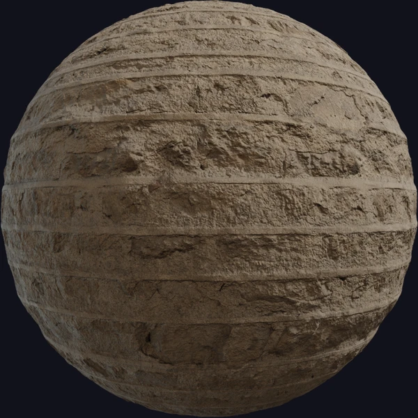 Old Stone Wall 02 - Rock - PBR texture - from Poly Haven