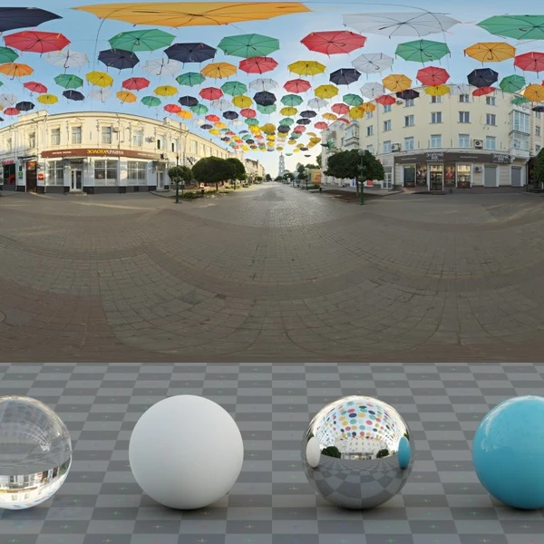 Outdoor Umbrellas - HDRI map - from Poly Haven