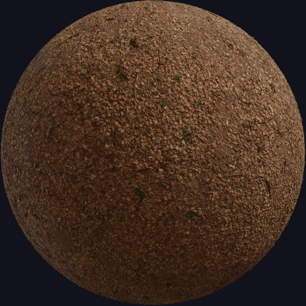Wood Chip Path - Ground - PBR texture - from Poly Haven