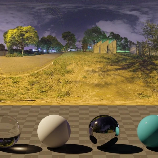 Street Lamp - HDRI map - from Poly Haven