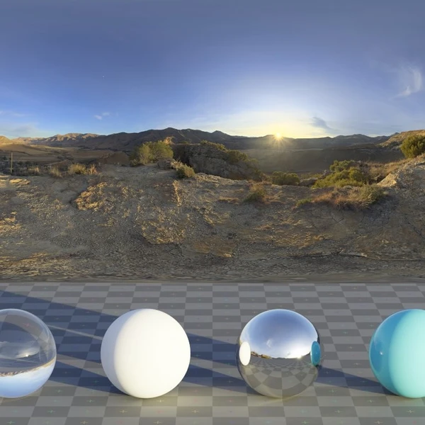 Kiara 2 Sunrise - HDRI map - from Poly Haven