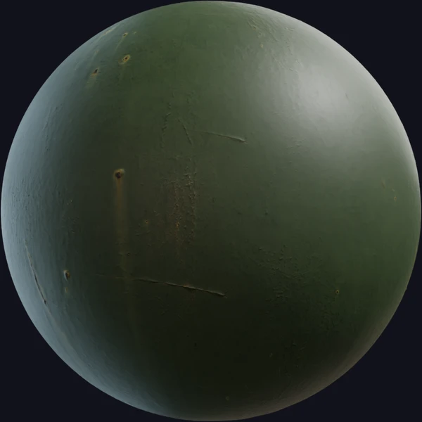 Green Metal Rust - PBR texture - from Poly Haven