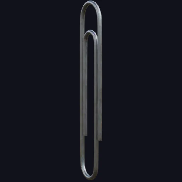 Paperclip 1 - 3D Models - 3D model - from Share Textures