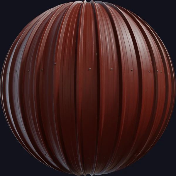 Box Profile Metal Sheet - Roofing - PBR texture - from Poly Haven