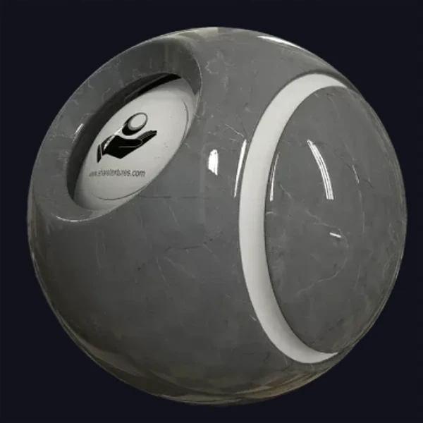 Nacarado Dark Grey Granite - Floor - PBR texture - from Share Textures
