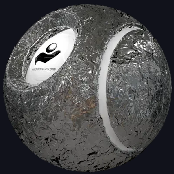 Aluminium Foil - Metal - PBR texture - from Share Textures