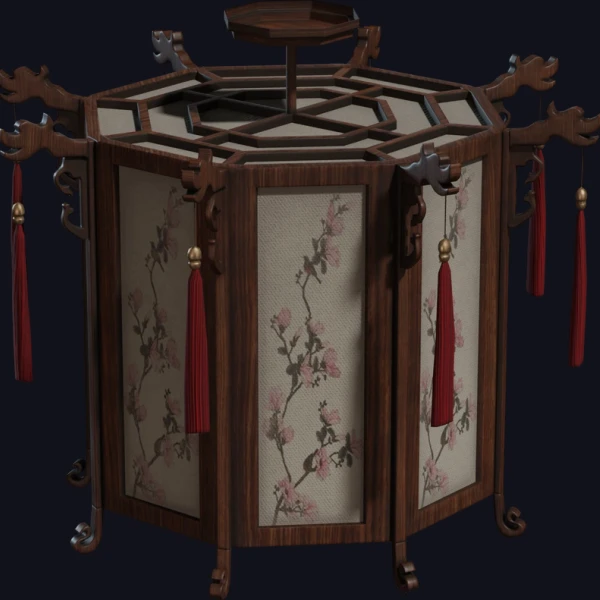 Chinese Chandelier - 3D Models - 3D model - from Poly Haven