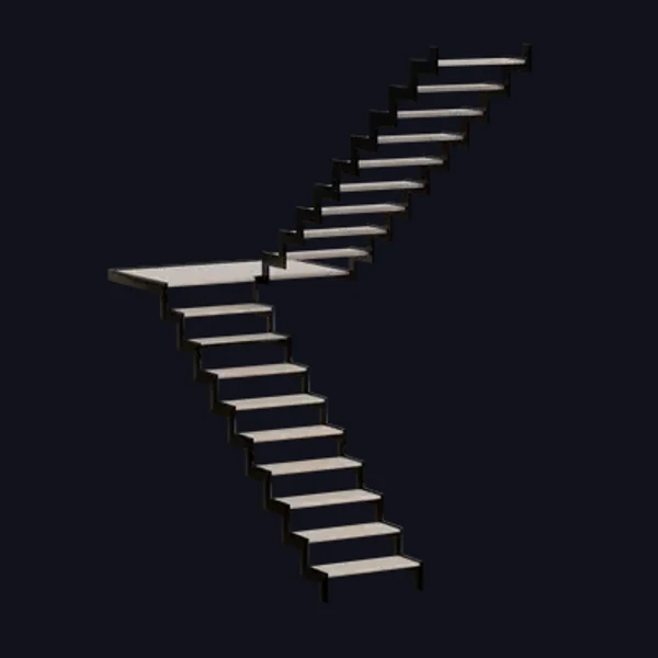 Stairs 2 - 3D Models - 3D model - from Share Textures