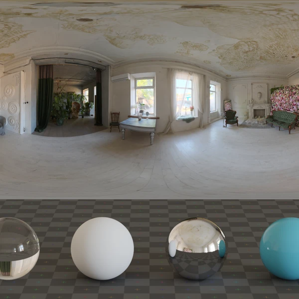Photo Studio London Hall - HDRI map - from Poly Haven