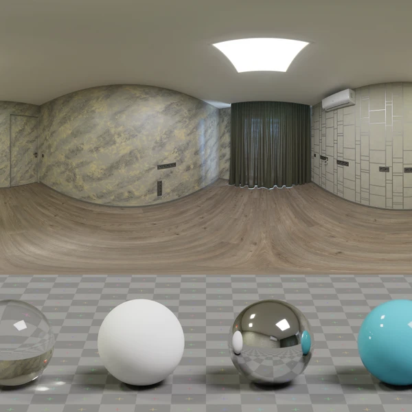 Small Empty Room 2 - HDRI map - from Poly Haven