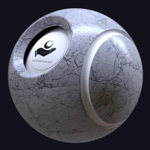 Carrara Gioia Marble - Floor - PBR texture - from Share Textures