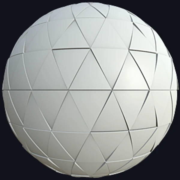 Triangular White Tilted Tiles for Wall Decoration (Tiles 0125) - Road - PBR texture - from Texture Can