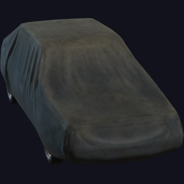 Covered Car - 3D Models - 3D model - from Poly Haven