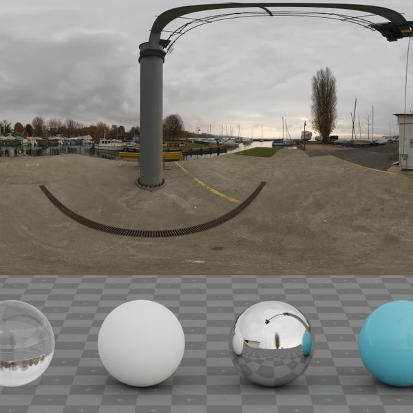 Petit Port - HDRI map - from Poly Haven