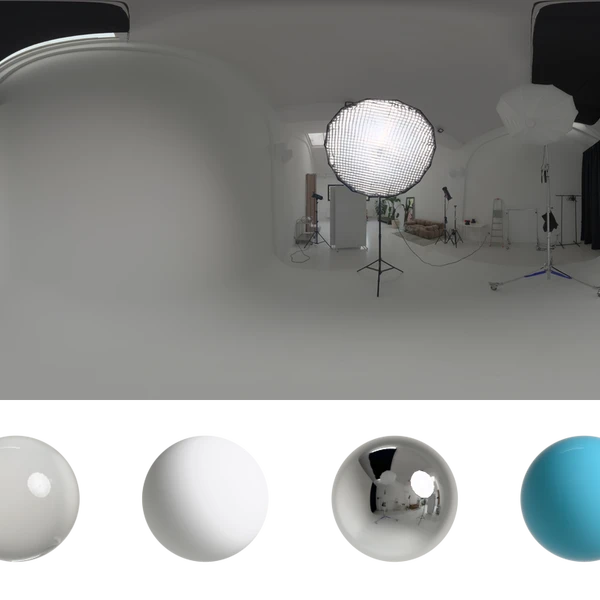 White Studio 03 - HDRI map - from Poly Haven