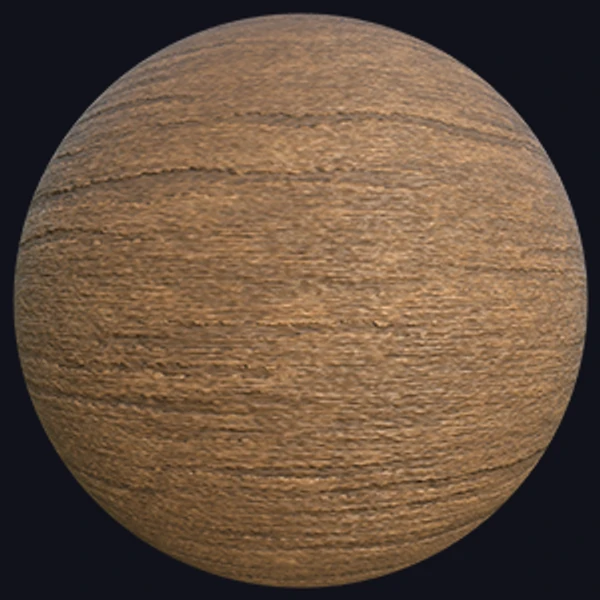 Natural Wood Texture with Parallel Barks (Wood 0007)