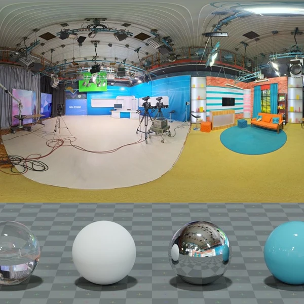 Tv Studio - HDRI map - from Poly Haven