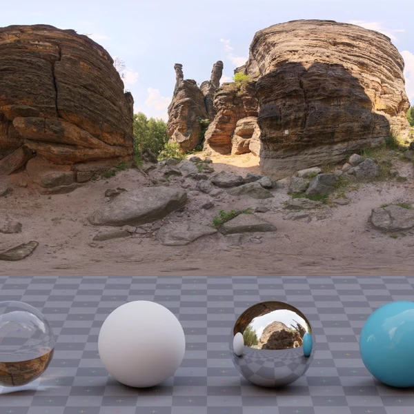 Herkulessaulen - HDRI map - from Poly Haven