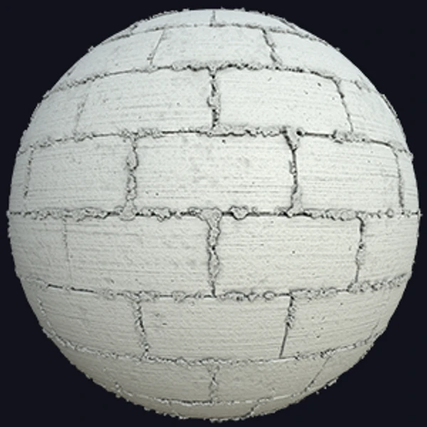 Concrete Blocks with Excessive Mortar (Tiles 0036)