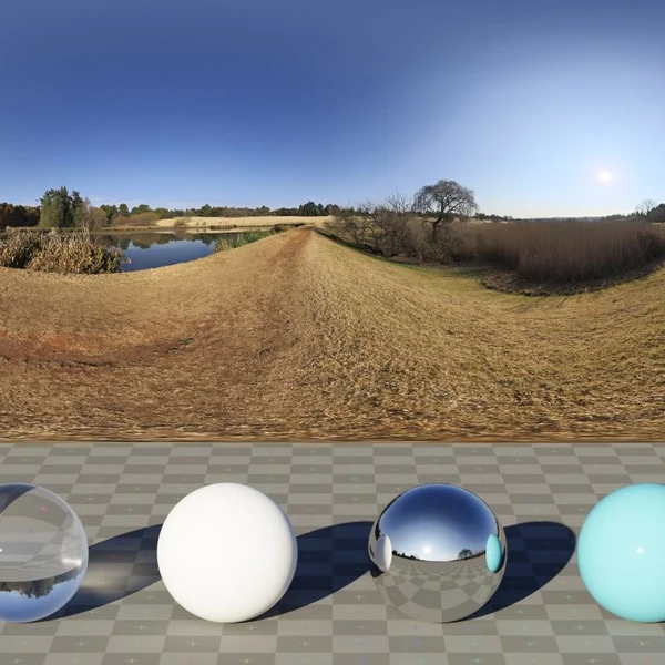 Winter Sky - HDRI map - from Poly Haven