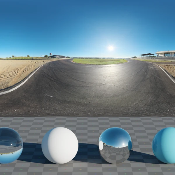 Zwartkops Curve Morning - HDRI map - from Poly Haven