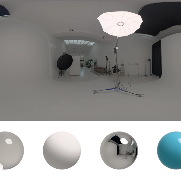 White Studio 01 - HDRI map - from Poly Haven