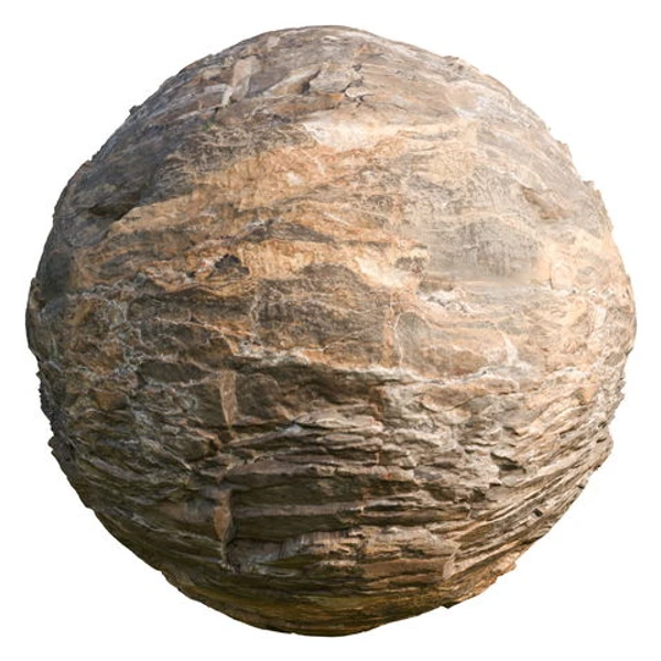 Brown Rock 09 - PBR texture - from cgbookcase
